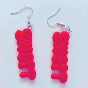 Bright Pink Sweet Earrings, NWT, Unworn